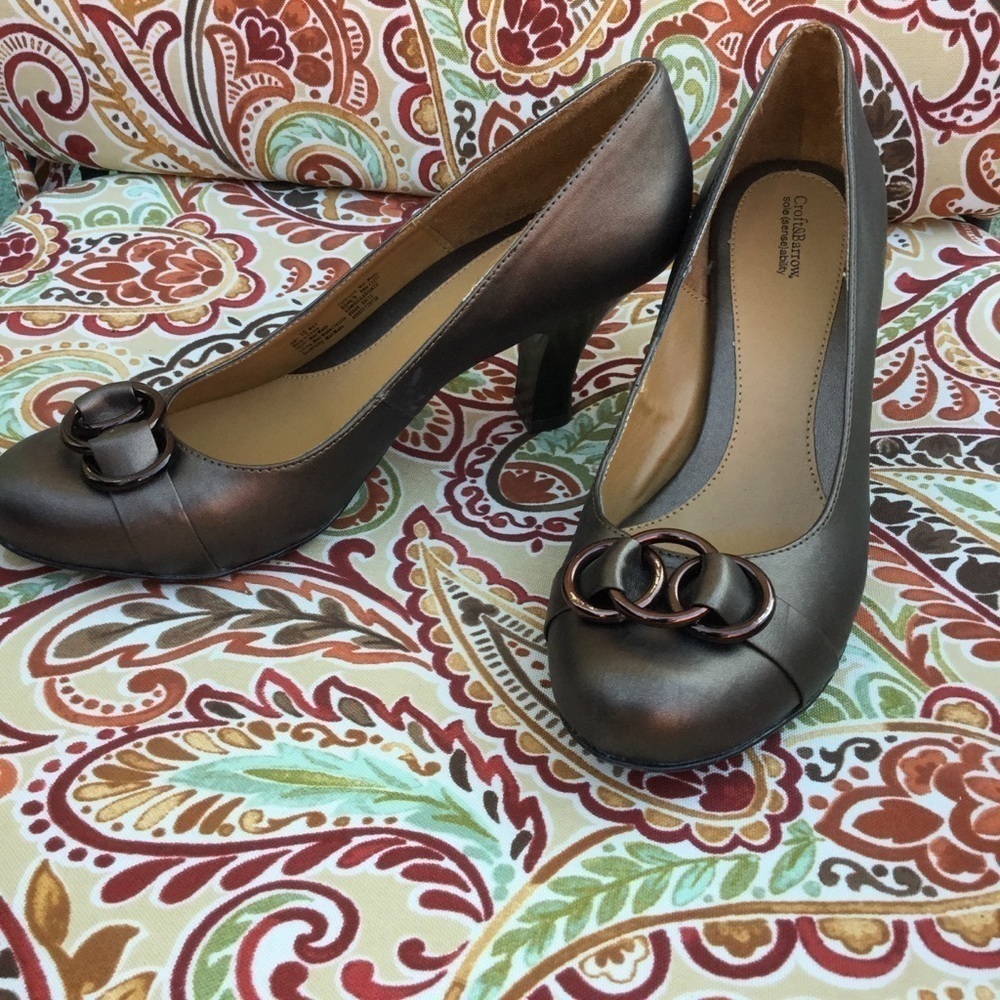 Crof & Barrow Women Close Toe Heel Shoes Size 10 M